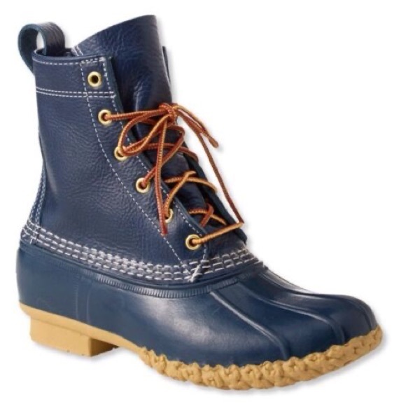 Women's 8"Thinsulate Bean Boot, 10, Medium B, Raven Blue/Raven Blue - Picture 1 of 1